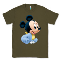 Army Green baby micke  mouse Classic Tee - linhVisuals
