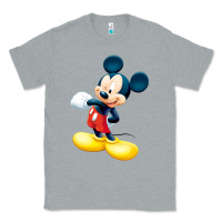 Heather Grey micke mouse Classic Tee - linhVisuals