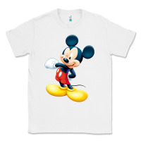 White micke mouse Classic Tee - linhVisuals