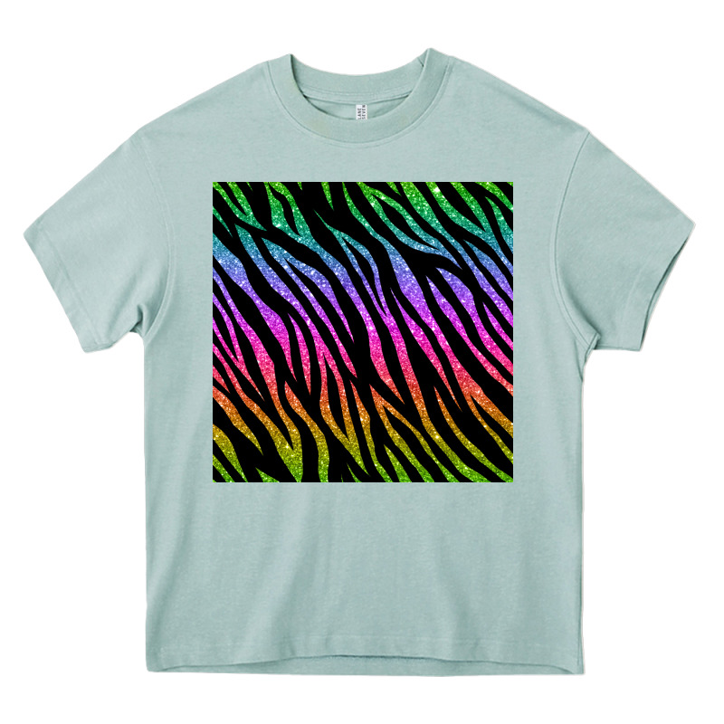 Zebra Glitter Seamless Pattern Heavy Core Tee by BundleAndBundleShop | Teevron