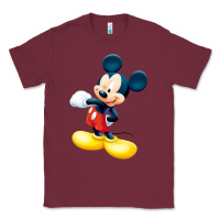 Burgundy micke mouse Classic Tee - linhVisuals