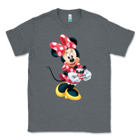 Charcoal Heather minni mouse Classic Tee - linhVisuals
