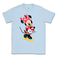 Dusty Blue minni mouse Classic Tee - linhVisuals