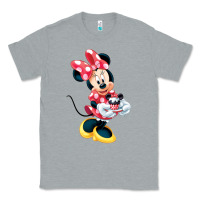Heather Grey minni mouse Classic Tee - linhVisuals
