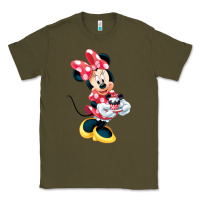 Army Green minni mouse Classic Tee - linhVisuals