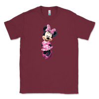 Burgundy minni mouse Classic Tee - linhVisuals