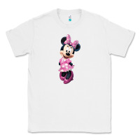 White minni mouse Classic Tee - linhVisuals