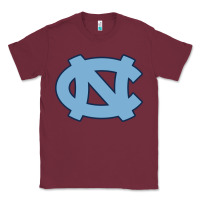 Burgundy north carolina Classic Tee - linhVisuals