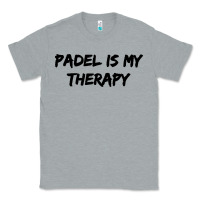 Heather Grey padel is my therapy Classic Tee - linhVisuals