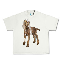 Pistachio Baby Nubian Goat Urban Heavy Tee - LillyAllenDesigns