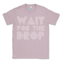Lilac retro edm wait for the drop house dj trance wash t shirt Classic Tee - linhVisuals