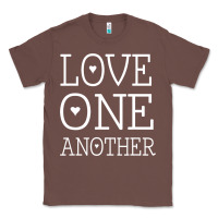 Chestnut love one another jesus quote christian t shirt Classic Tee - linhVisuals