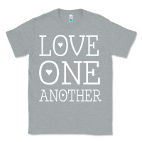 Heather Grey love one another jesus quote christian t shirt Classic Tee - linhVisuals