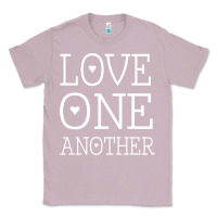 Lilac love one another jesus quote christian t shirt Classic Tee - linhVisuals