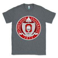 Charcoal Heather OSU, Columbus, university gear Classic Tee - linhVisuals
