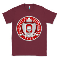 Burgundy OSU, Columbus, university gear Classic Tee - linhVisuals