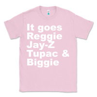 Bubblegum Pink it goes reggie jay Classic Tee - linhVisuals
