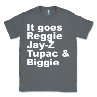 Charcoal Heather it goes reggie jay Classic Tee - linhVisuals