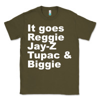 Army Green it goes reggie jay Classic Tee - linhVisuals