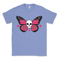 Colony Blue butterfly skull Classic Tee - linhVisuals