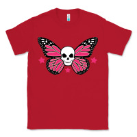 Red butterfly skull Classic Tee - linhVisuals