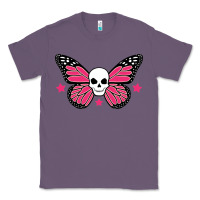Lavender butterfly skull Classic Tee - linhVisuals