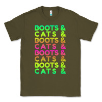 Army Green edm rave shirt  boots and cats gift Classic Tee - linhVisuals