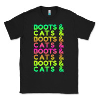 Black edm rave shirt  boots and cats gift Classic Tee - linhVisuals