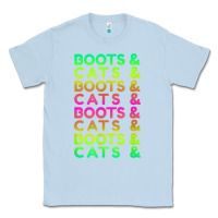 Dusty Blue edm rave shirt  boots and cats gift Classic Tee - linhVisuals