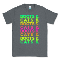 Charcoal Heather edm rave shirt  boots and cats gift Classic Tee - linhVisuals
