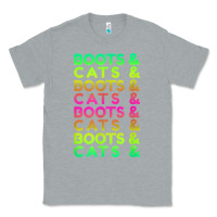 Heather Grey edm rave shirt  boots and cats gift Classic Tee - linhVisuals