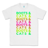 White edm rave shirt  boots and cats gift Classic Tee - linhVisuals
