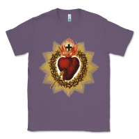 Lavender sacred heart of jesus catholic devotion t shirt Classic Tee - linhVisuals