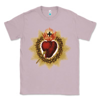 Lilac sacred heart of jesus catholic devotion t shirt Classic Tee - linhVisuals