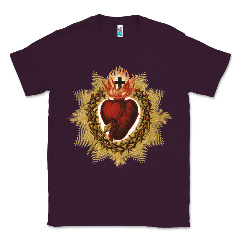 Sacred Heart Of Jesus Catholic Devotion T Shirt Classic Tee by linhVisuals | Teevron