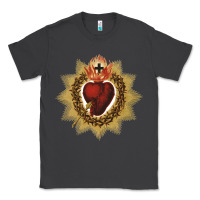 Smoke sacred heart of jesus catholic devotion t shirt Classic Tee - linhVisuals