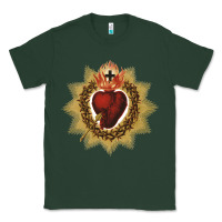 Sports Green sacred heart of jesus catholic devotion t shirt Classic Tee - linhVisuals