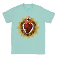 Seafoam sacred heart of jesus catholic devotion t shirt Classic Tee - linhVisuals