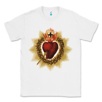 White sacred heart of jesus catholic devotion t shirt Classic Tee - linhVisuals