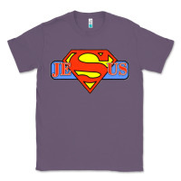 Lavender tshirt my superhero is jesus, faith love god shirt t shirt Classic Tee - linhVisuals