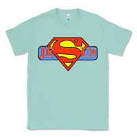 Seafoam tshirt my superhero is jesus, faith love god shirt t shirt Classic Tee - linhVisuals
