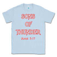 Dusty Blue sons of thunder zebedee james and john mark 317 bible t shirt Classic Tee - linhVisuals
