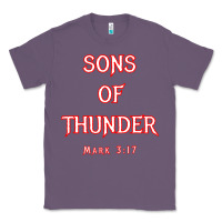 Lavender sons of thunder zebedee james and john mark 317 bible t shirt Classic Tee - linhVisuals