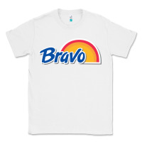 White Bravo Supermarket Classic Tee - linhVisuals