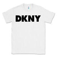 White DKNY Classic Tee - linhVisuals
