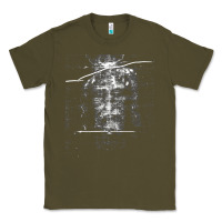 Army Green the shroud of turin holy face of jesus t shirt Classic Tee - linhVisuals
