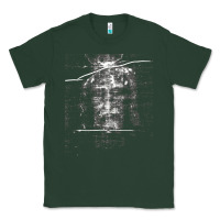 Sports Green the shroud of turin holy face of jesus t shirt Classic Tee - linhVisuals