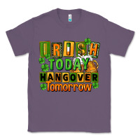 Lavender Irish today hangover tomorrow  St. Patricks Day Classic Tee - FaDigitalArtStudio