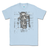 Dusty Blue the shroud of turin holy face of jesus t shirt Classic Tee - linhVisuals