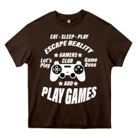 Chocolate Brown Escape Reality Heavy Core Tee - Bettercallsaul